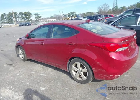 2011 Hyundai Elantra Gls (Ulsan Plant) z USA, uszkodzony, nr VIN KMHDH4AE0BU142495